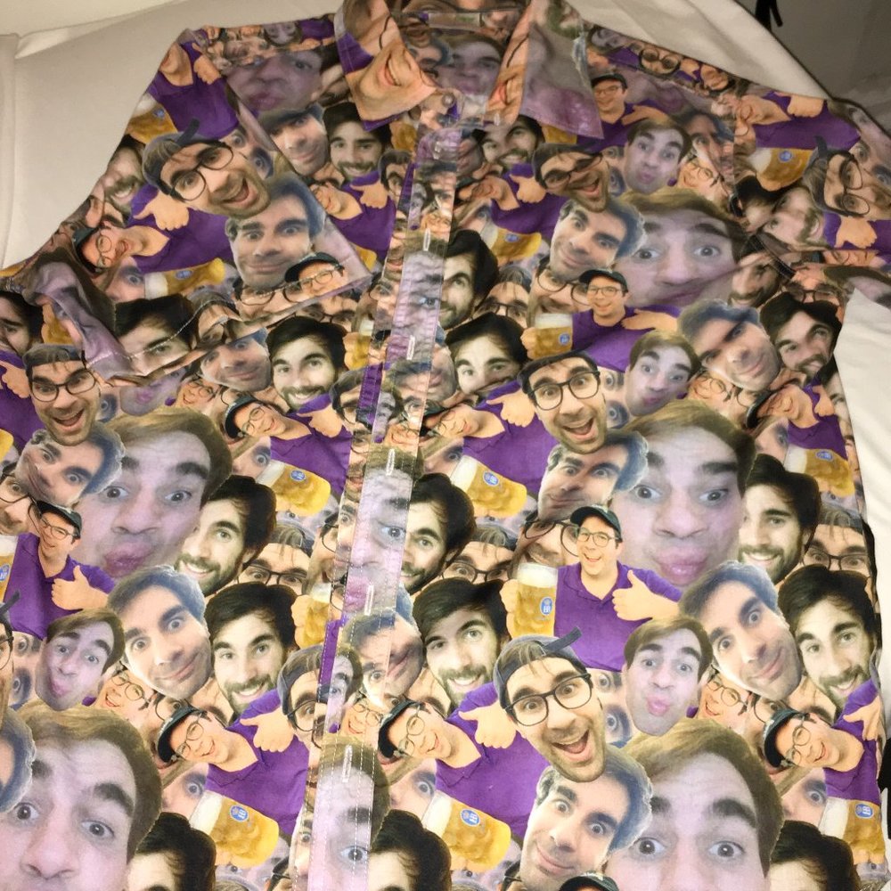 Artscow Button-up Shirt Mens size Large